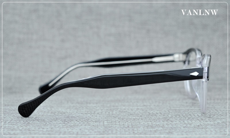 แว่นสายตา MOSCOT LEMTOSH 49-24 145 COL.BLACK CRYSTAL CE <ดำ-ใส>