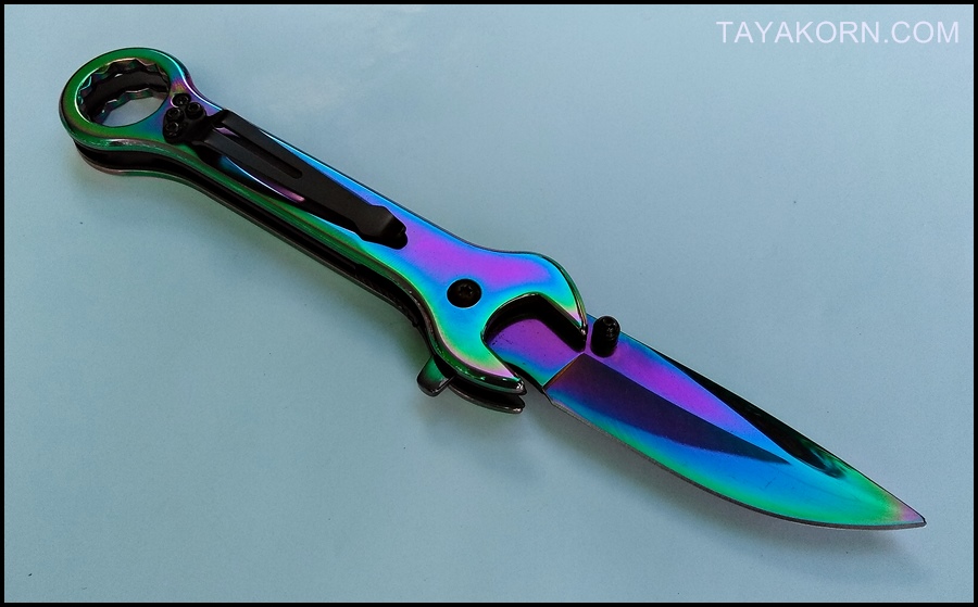 มีดพับอเนกประสงค์ ประแจสายรุ้ง 3 in 1 TKCS-Z1