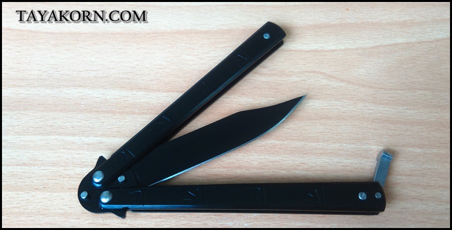 มีดบาลีซอง Black Bamboo Balisong TKBS15NV
