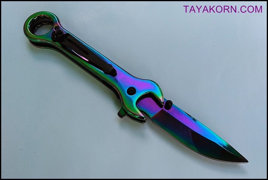 มีดพับอเนกประสงค์ ประแจสายรุ้ง 3 in 1 TKCS-Z1