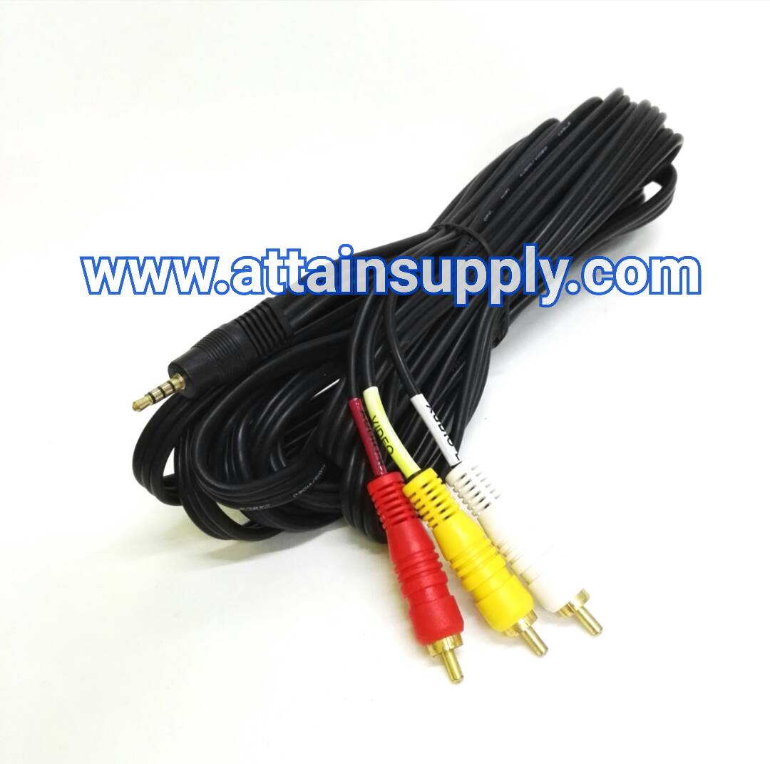 สายP.TR3ขั้ว(3.5MM.)-P.RCAx3 สีดำ/5M.