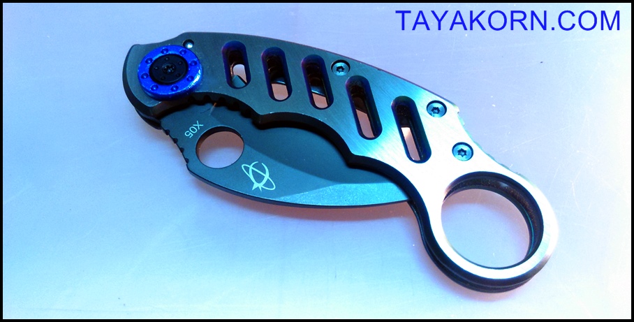 มีดคารัมบิตโรโบฮอว์ค2 RoboHawk2 Karambit Knife TKKB3
