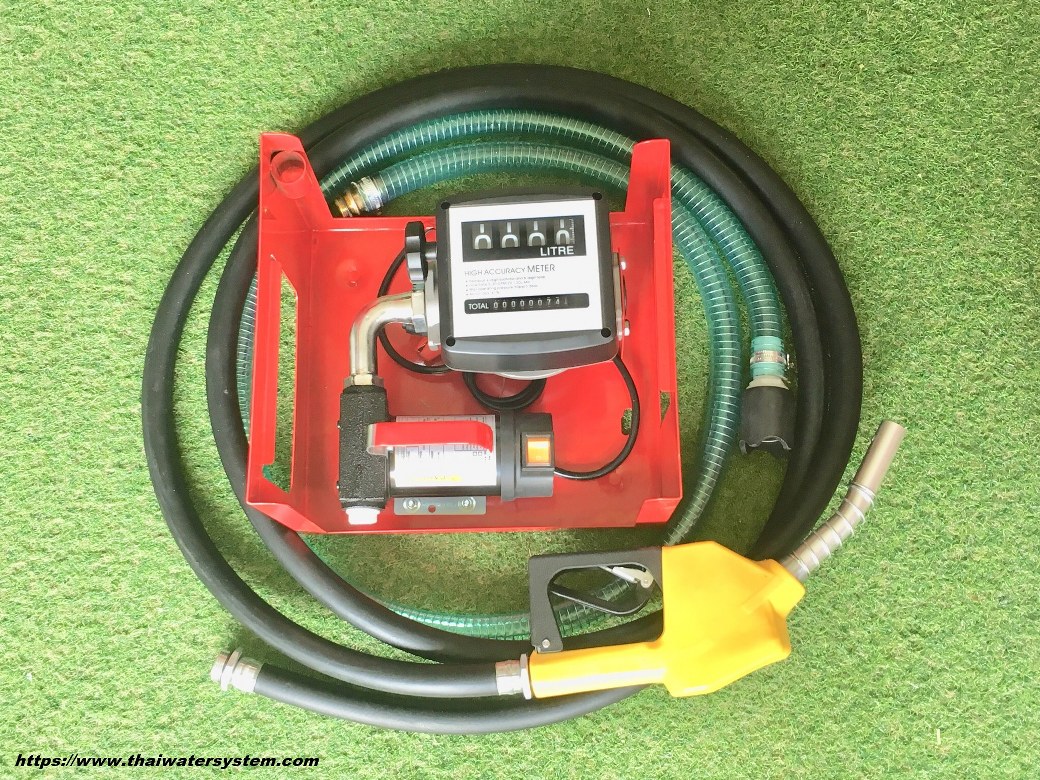 ปั๊มดูดน้ำมันอัตโนมัติ DC12V รุ่น DFCD40 ( มีมิเตอร์ )