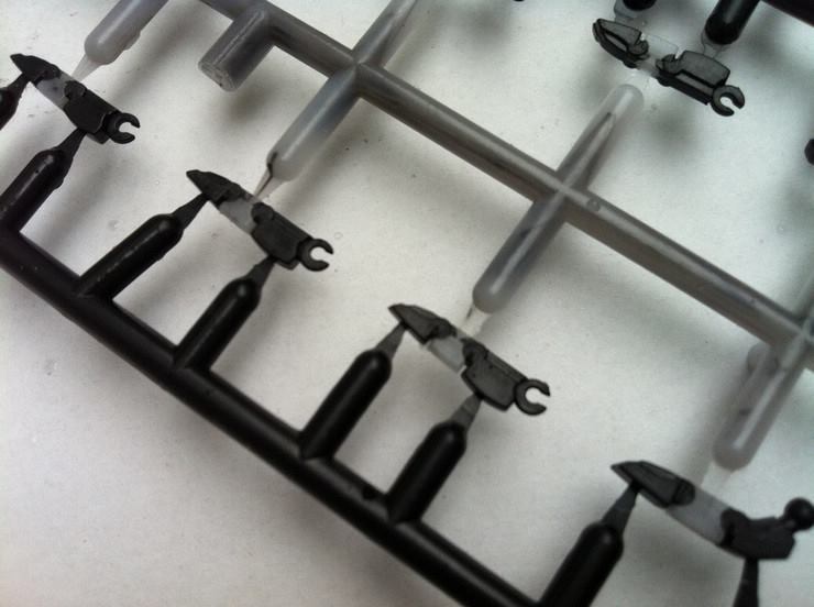 Hand Part 1/100 ของ Hobby Base แบบ2 (ปลายแหลม)