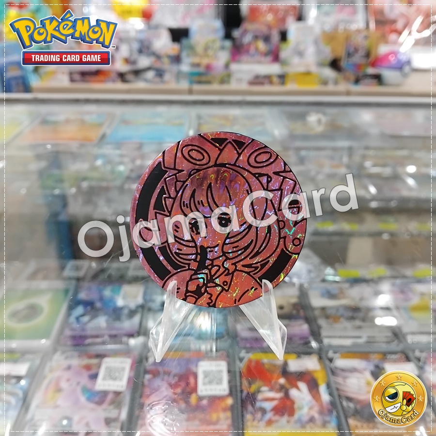 Pokémon TCG Official Coin | เหรียญโปเกม่อน (Large Size) — Kurara | Klara (Red) 99%「1 Coin」