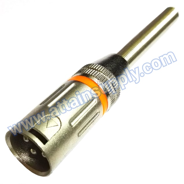 P.XLR 3P.-COLOUR-SPRING/ORANGE