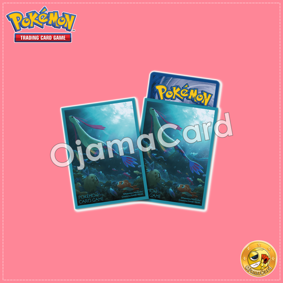 Pokémon Card Game Deck Shield | Card Sleeves — Premium Gloss Milotic | Milokaross (64ct)「1 Pack」