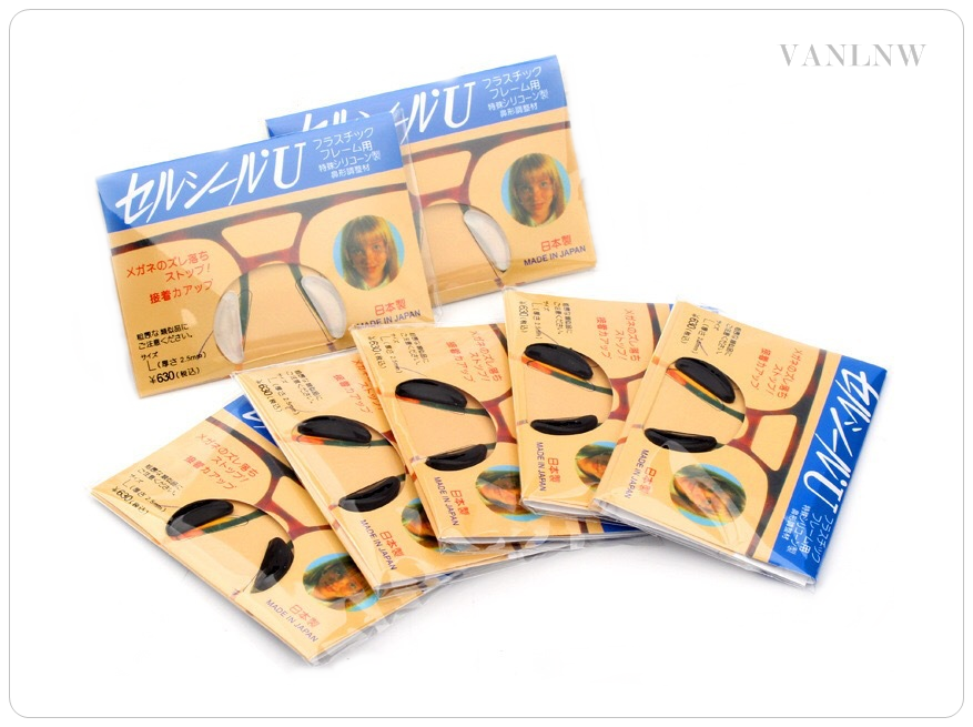 ซิลิโคนติดแว่นกันลื่น Anti slip nose pad of glasses นำเข้าจากประเทศญี่ปุ่น <ของแท้ 100%> เนื้อซิลิโคนนุ่ม ป้องกันแว่นไหล ใส่แว่นแล้วเจ็บจมูก
