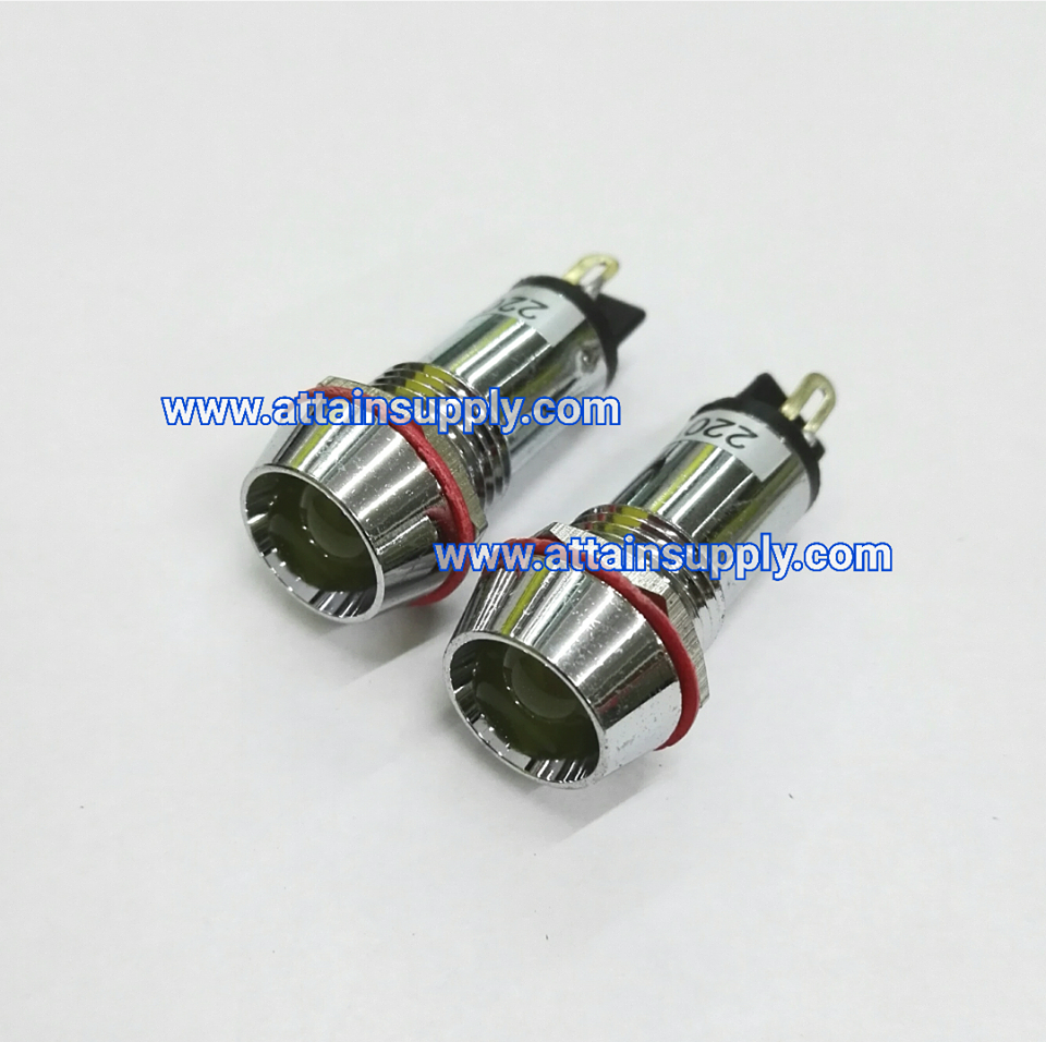 หลอดหน้าปัดLED-12MM./220V สีเหลือง