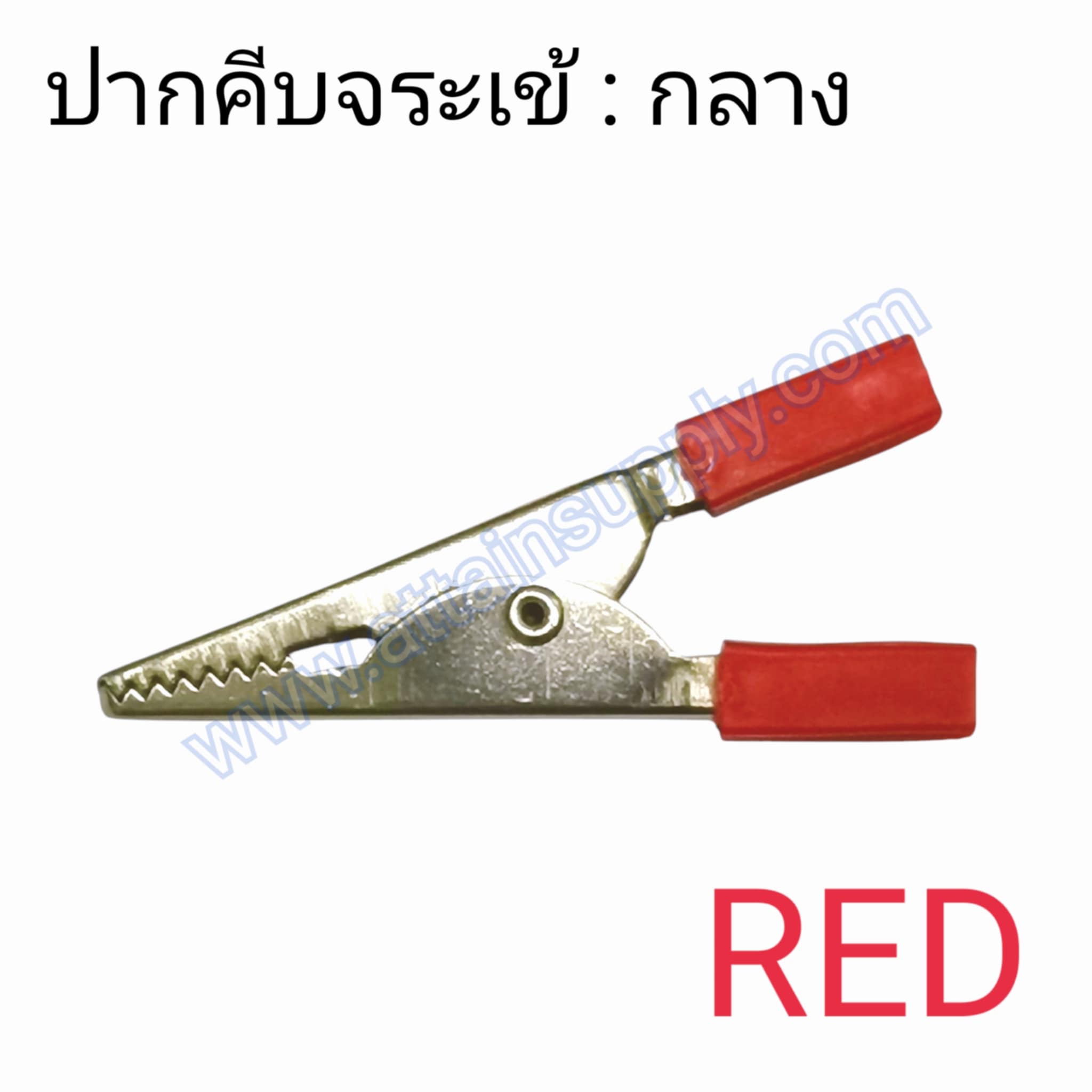 ปากคีบจระข้-กลาง/สีแดง