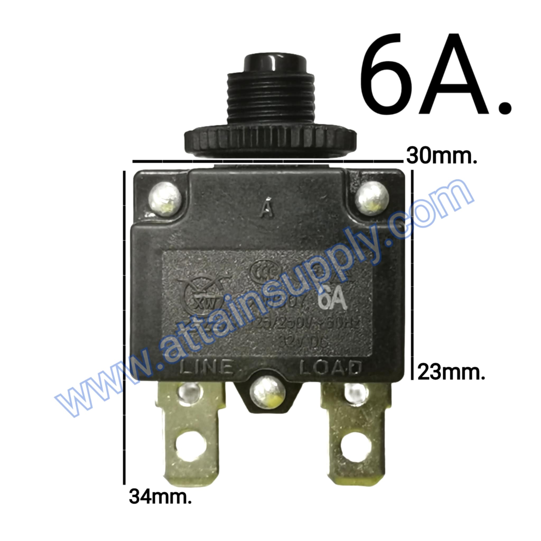 โอเวอร์โหลดสวิทช์ 6A.
