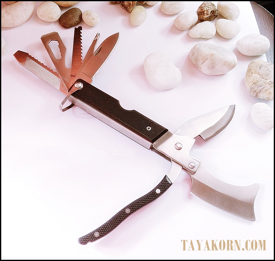 ขวาน-กรรไกรตัดกิ่งไม้ 7 in 1 Multi Axe-Pruning Shears 7 in 1 TKCA8585