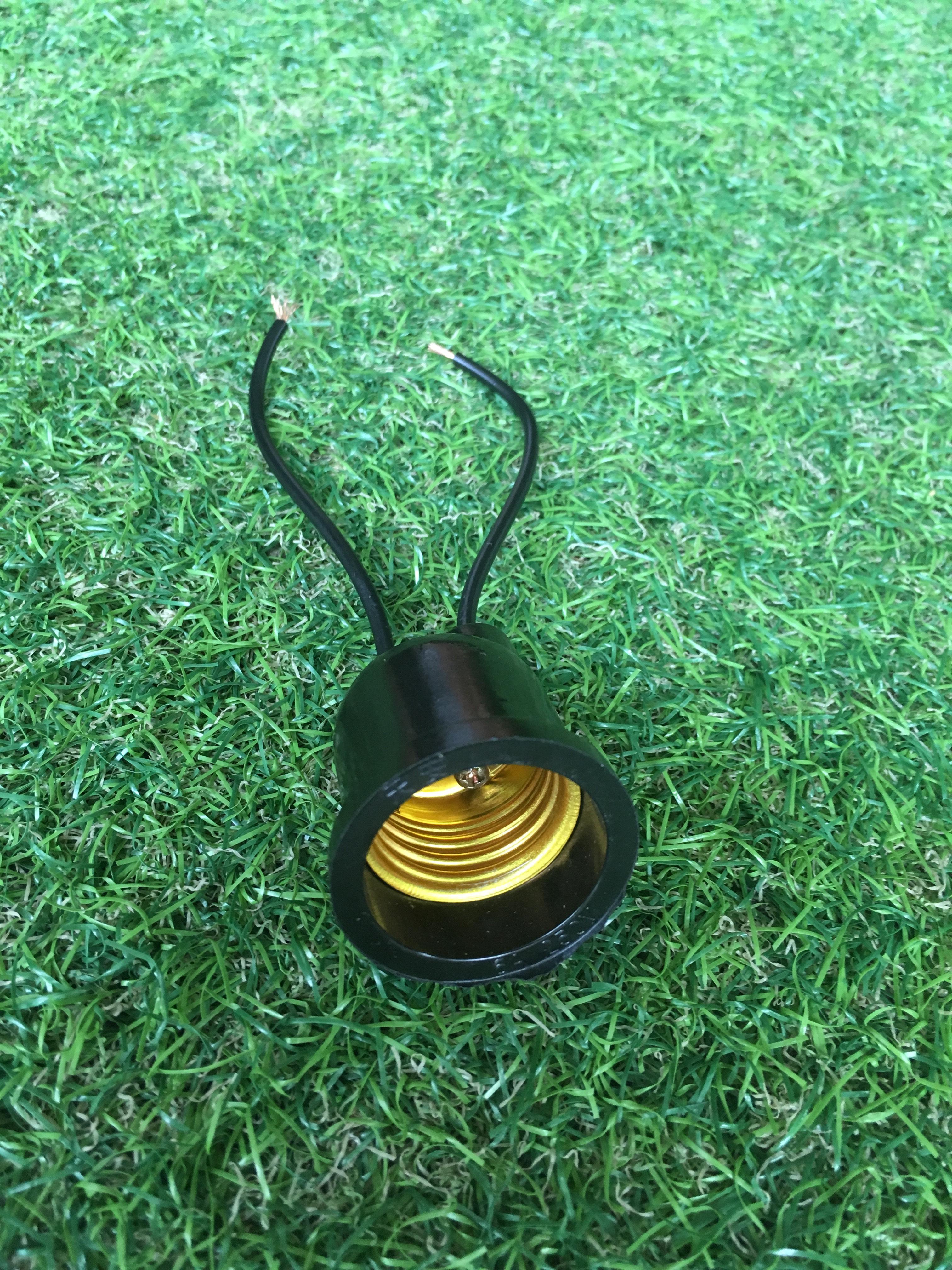 ขั้วเกลียว E27 12V 220V ขั้วกันน้ำ