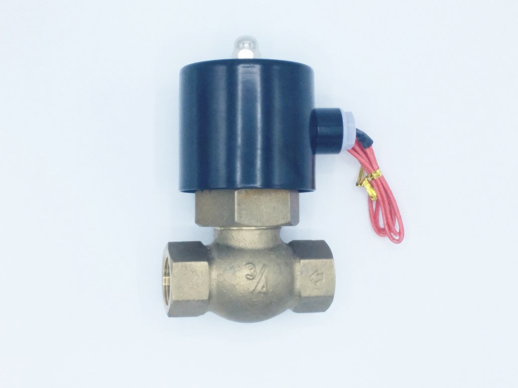 no brand โซลินอยด์วาล์ว วาวล์น้ำ วาล์วลม วาล์วไฟฟ้าสตรีม 3/4 นิ้ว 220 โวลต์ ทนอุณหภูมิ 185 องศาเซลเซียส ทองเหลือง