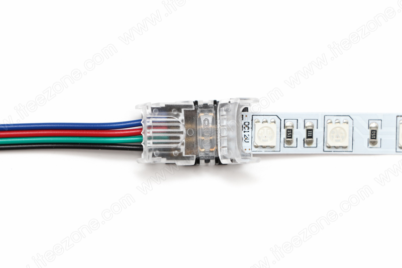 Flexible Connector เชื่อมสายไฟกับไฟเส้น สำหรับไฟเส้น RGB
