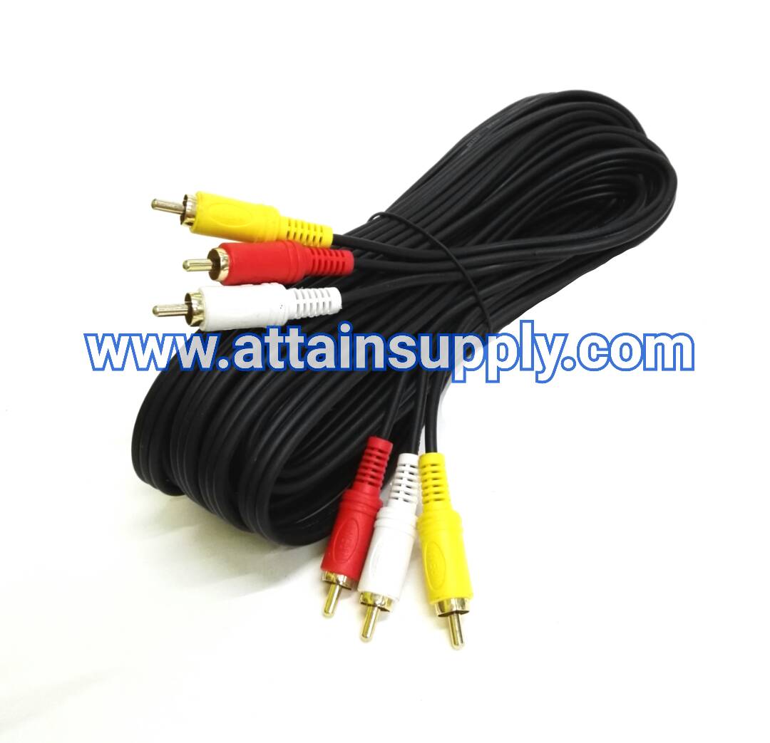 สายAV 4MM./ยาว10M.*สีดำ