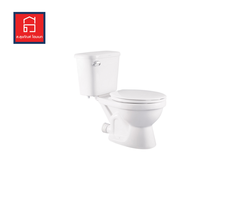 NASCO NC-7530P สุขภัณฑ์ท่อออกผนัง 4.5ล. MODANA-P ขาว