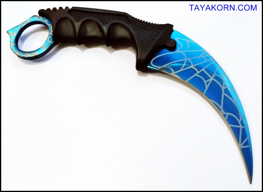 มีดคารัมบิต บลูสไปเดอร์ Blue Spyder Karambit Knife TKKB-BS9