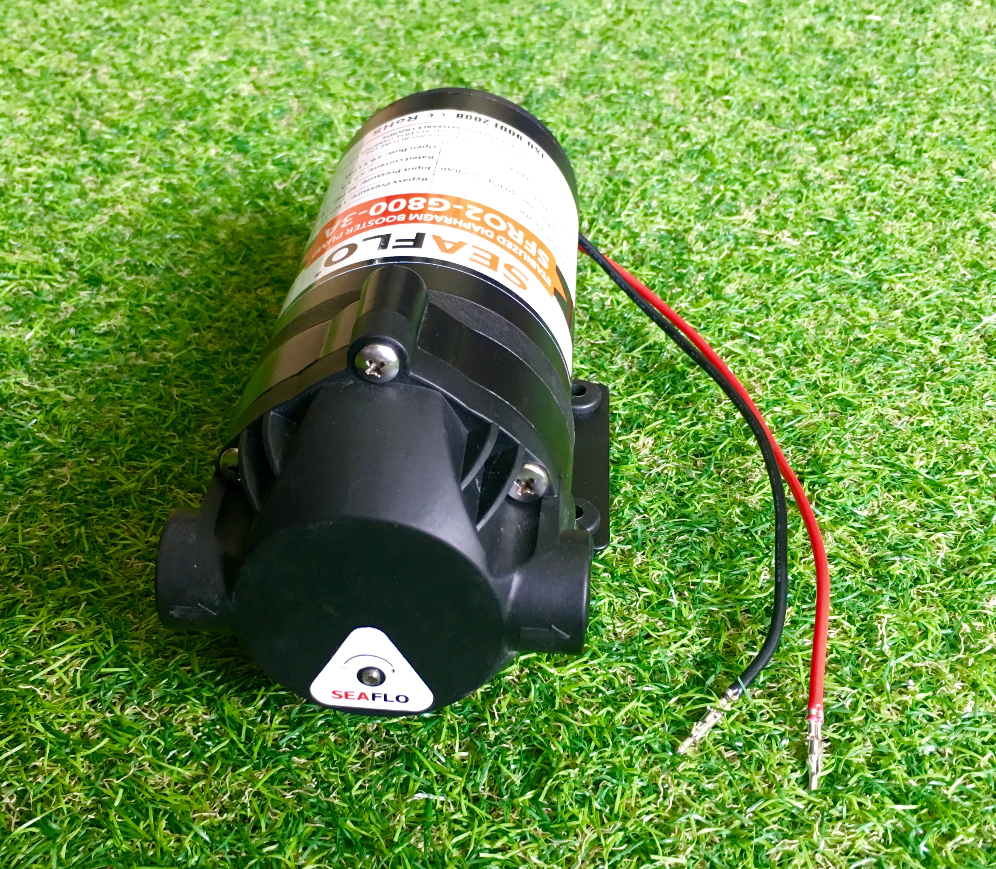 ปั๊มน้ำ ปั๊มอัดเมมเบรน เครื่องกรองน้ำ เครื่องพ่นหมอก SEAFLO RO Pump DC24V 150PSI 800G ( 10 บาร์ )
