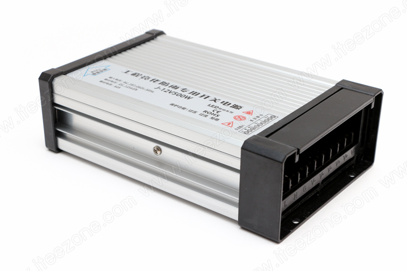 Power supply switching 12V 42A 500W แบบเคสอลูมิเนียม กันฝน ตัวแปลง ตัวแปลงไฟ