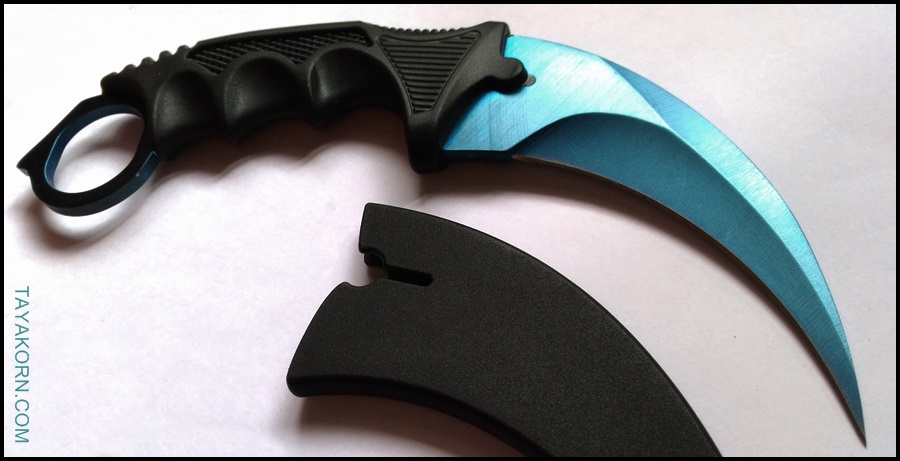 มีดคารัมบิตบลูซีสตอร์ม BlueSeaStorm Karambit Knife ( BLUE SEA )