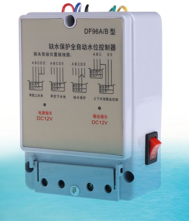 DF96A/B เครื่องควบคุมระดับน้ำอัตโนมัติ DC 12V