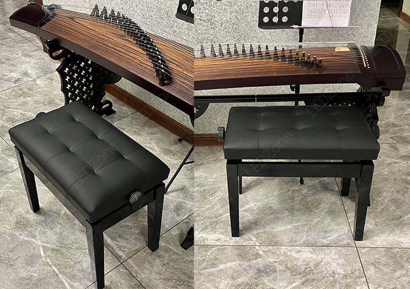 เก้าอี้เปียโน ปรับระดับได้ มีช่องเก็บของ เบาะหนัง PU เก้าอี้โต๊ะเครื่องแป้ง เก้าอี้ยาว