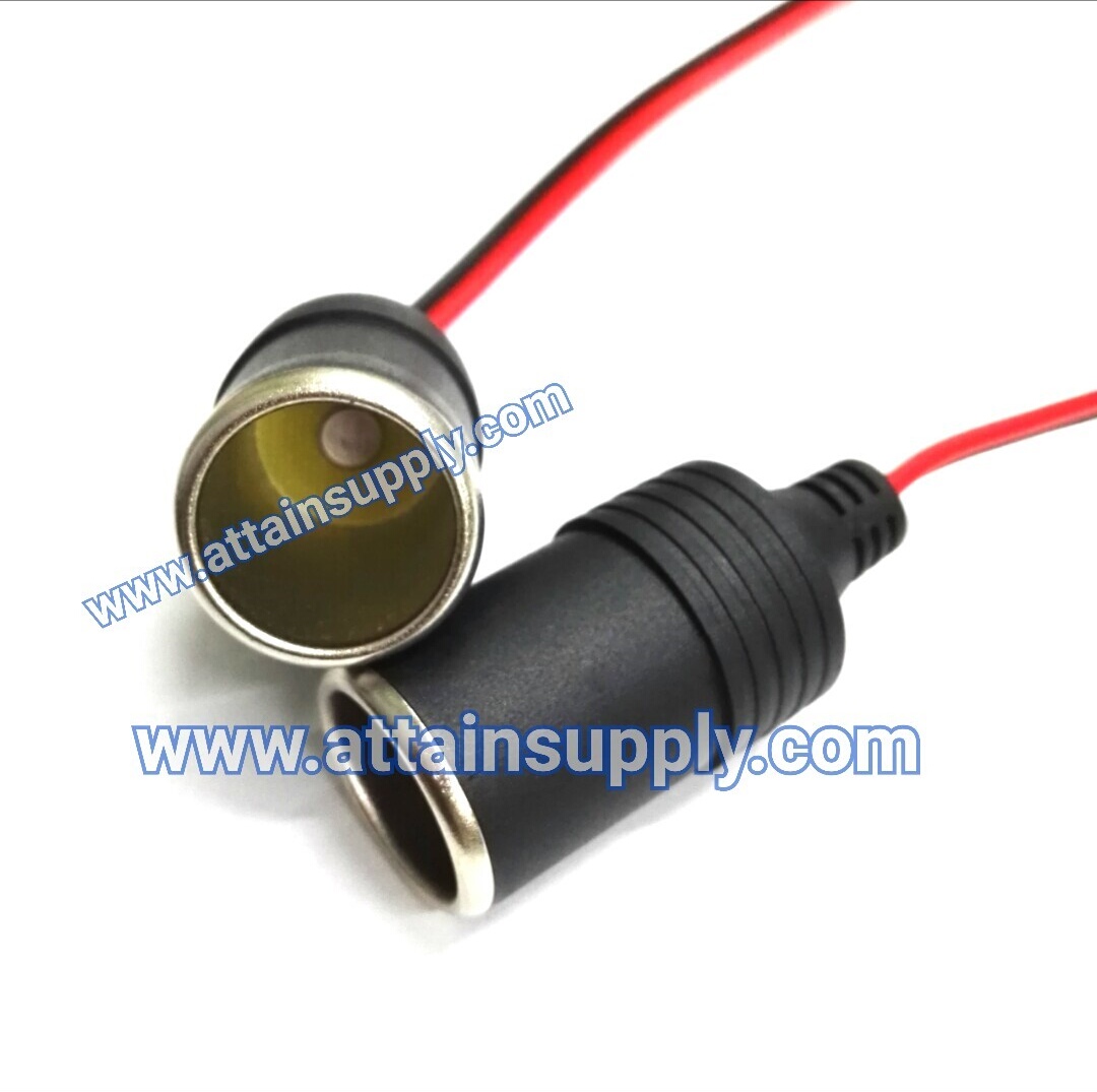 สายแจ็คจุดบุหรี่สายเปลือย/30CM.