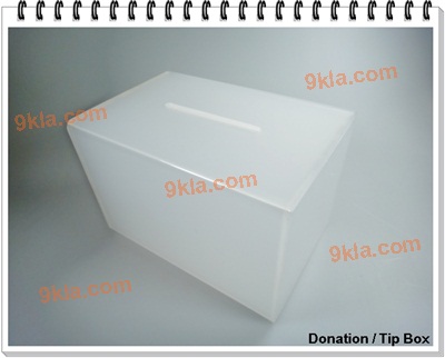 กล่องทิป สีน้ำข้าว size "S" 15x10x10cm [#สินค้าพร้อมส่ง] สีน้ำข้าว กล่อง