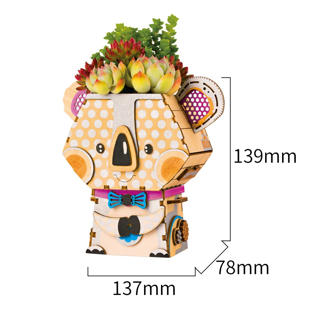 DIY Flower Pot - Pot Koala - กระถางต้นไม้