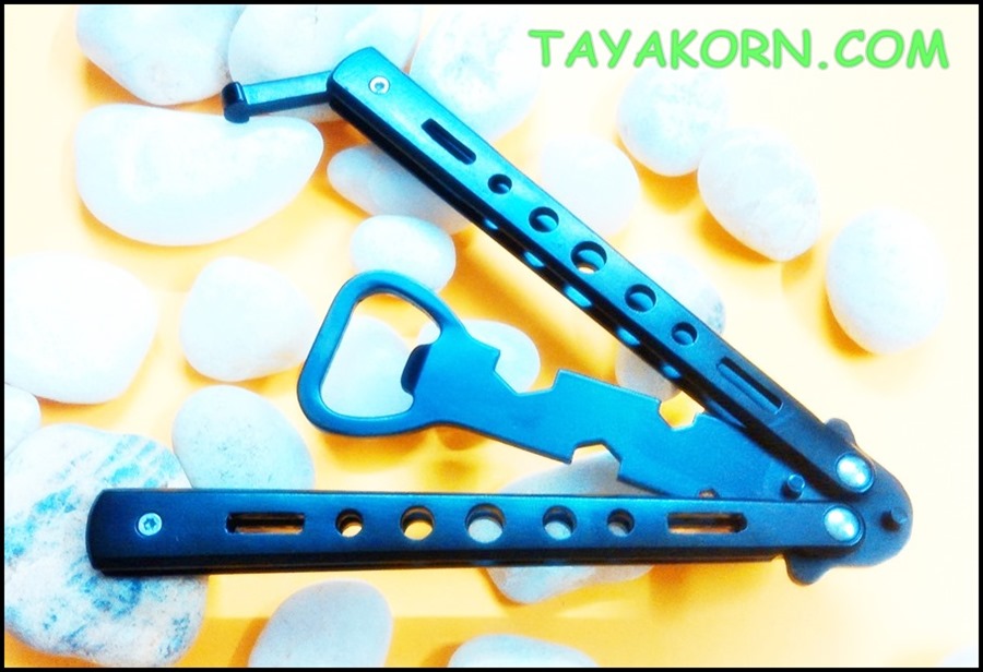 มีดซ้อมควง บาลีซองดิโอเพิ้น ฺTHE OPEN Balisong Trainer Knife