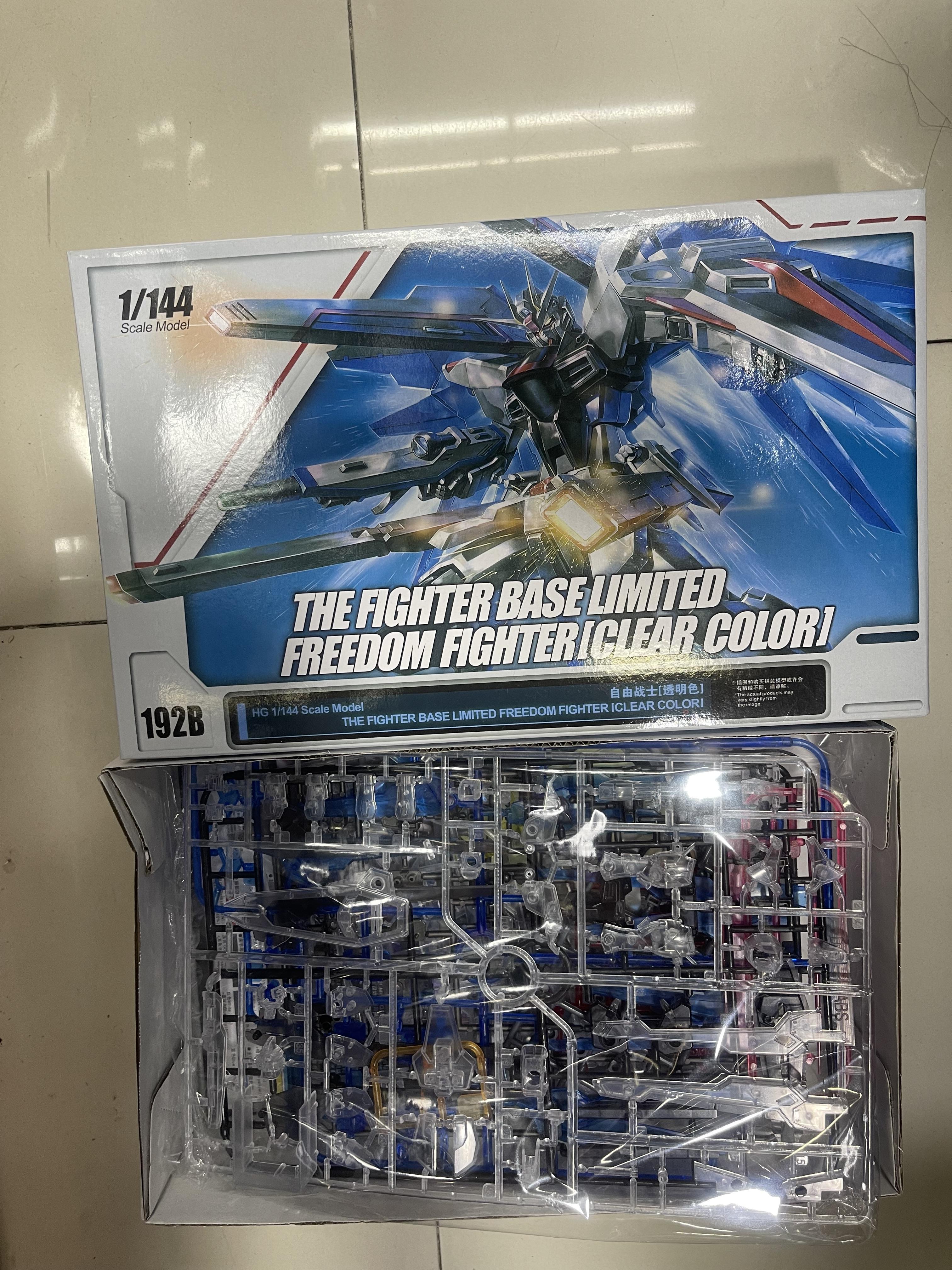 HG 1/144 ZGMF-X10A Freedom Fighter (Clear Color) (192B)[Daban]