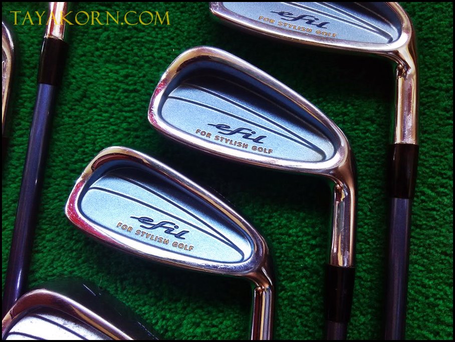 ขายชุดเหล็กMizuno รุ่น Efil for stylish golf 8 ชิ้น (USED)