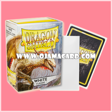 Dragon Shield Standard Size Card Sleeves — White • Classic「100ct.」