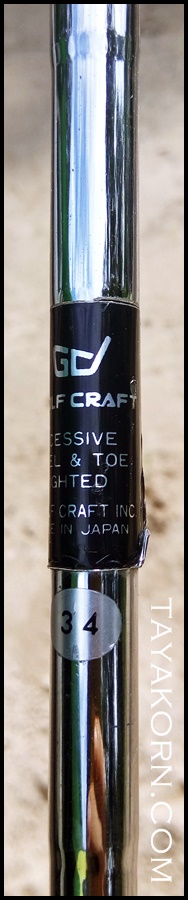 Japan craft Putter รุ่น Black Diamond-II ( USED )