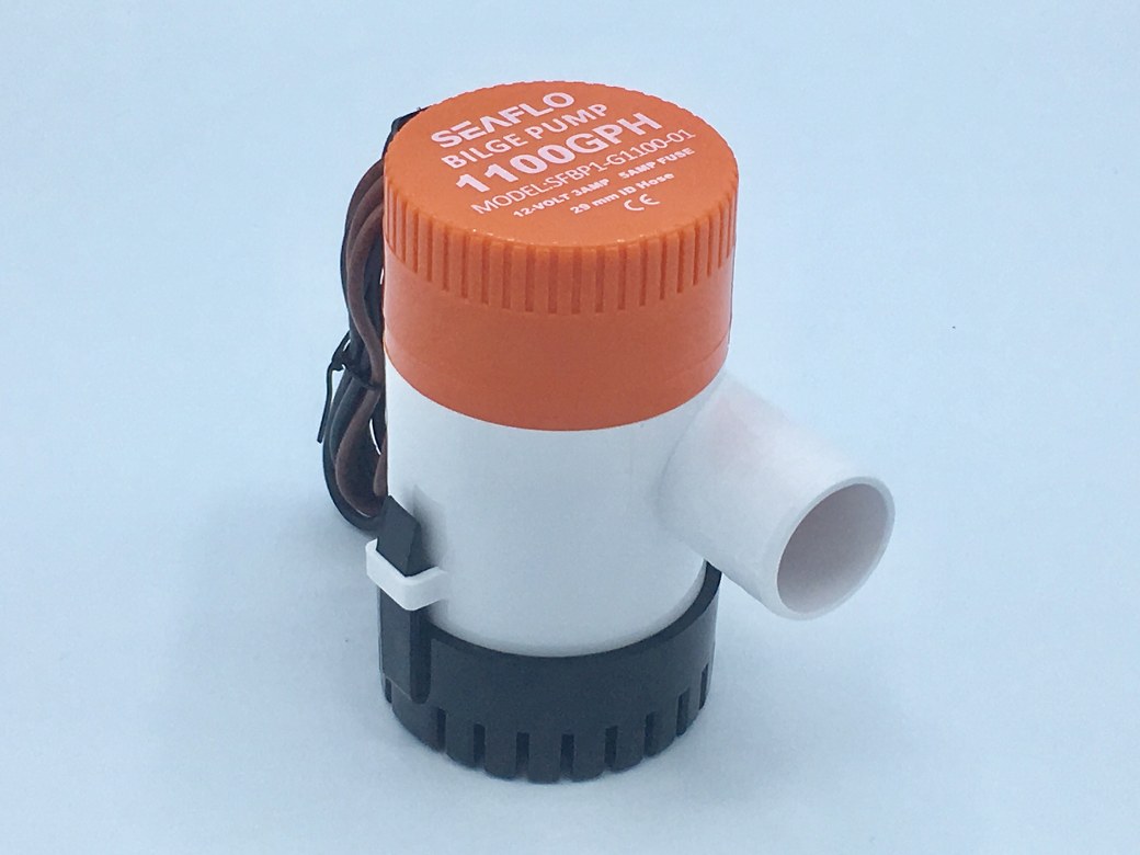 06-1100-GPH-12VDC ปั๊มน้ำโซล่าเซลล์ แบบแช่ 12 โวลต์ 1100-GPH SEAFLO ของแท้!!! ( สินค้าขายดี ) SKU-008