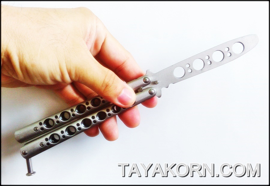 มีดซ้อมควง บาลีซองลองไทม์ LONG TIME Balisong Trainer Knife