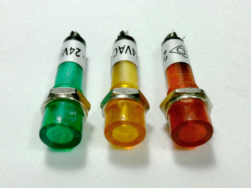 หลอดหน้าปัด-หัวตัดXD7-1/24V