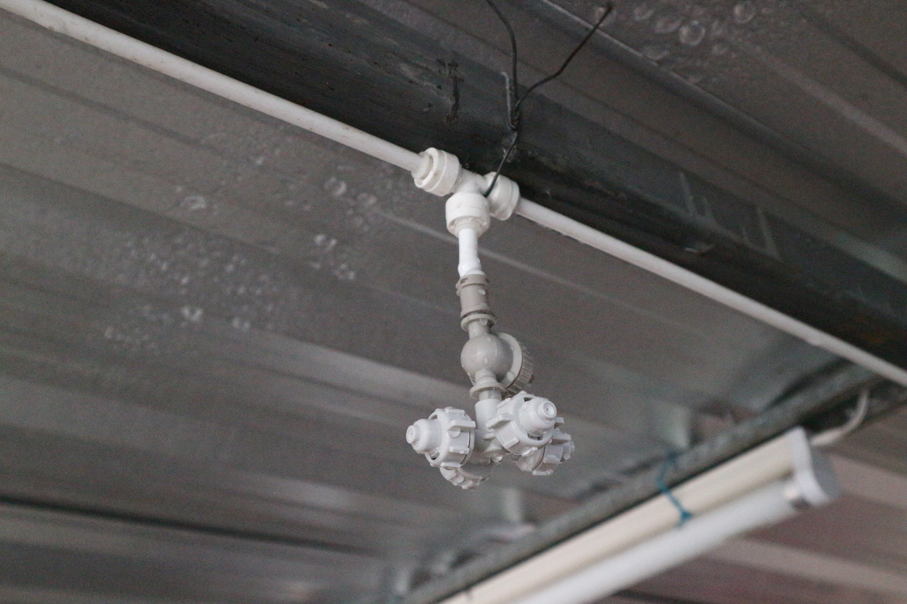 SMITH SET 15 ชุดเครื่องพ่นหมอกโรงเพาะเห็ด รดน้ำต้นไม้ 3 ชุดหัวพ่นหมอกเนต้าฟิล์ม 0.6 มม. 4 ทิศทาง + สายพ่นหมอก 15 เมตร