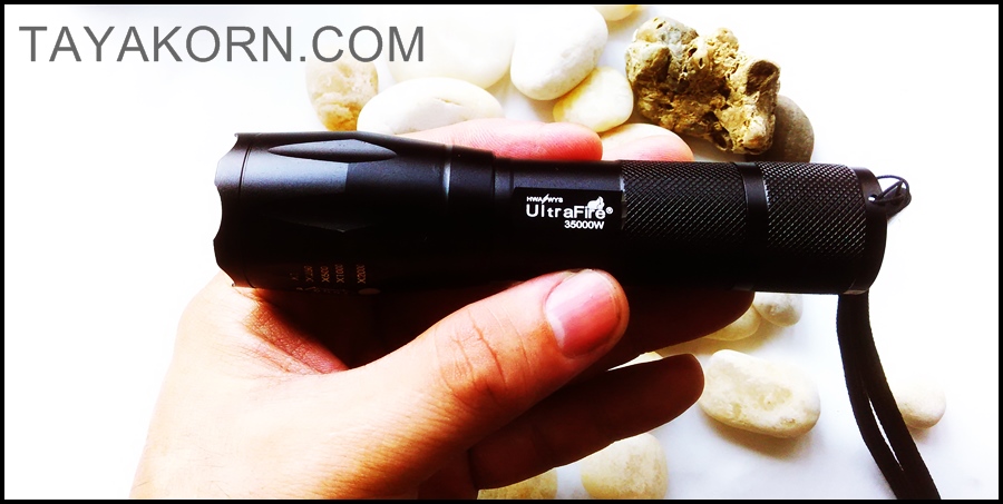 ไฟฉาย ซุปเปอร์ซูม ที6 Super Zoom T6 UltraFire 35,000W TKFL-UZT6