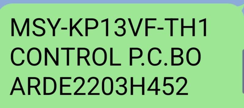 INDOOR PCB แอร์ Mitsubishi Electric รหัส E2203H452 ของแท้ ใหม่ มือ 1