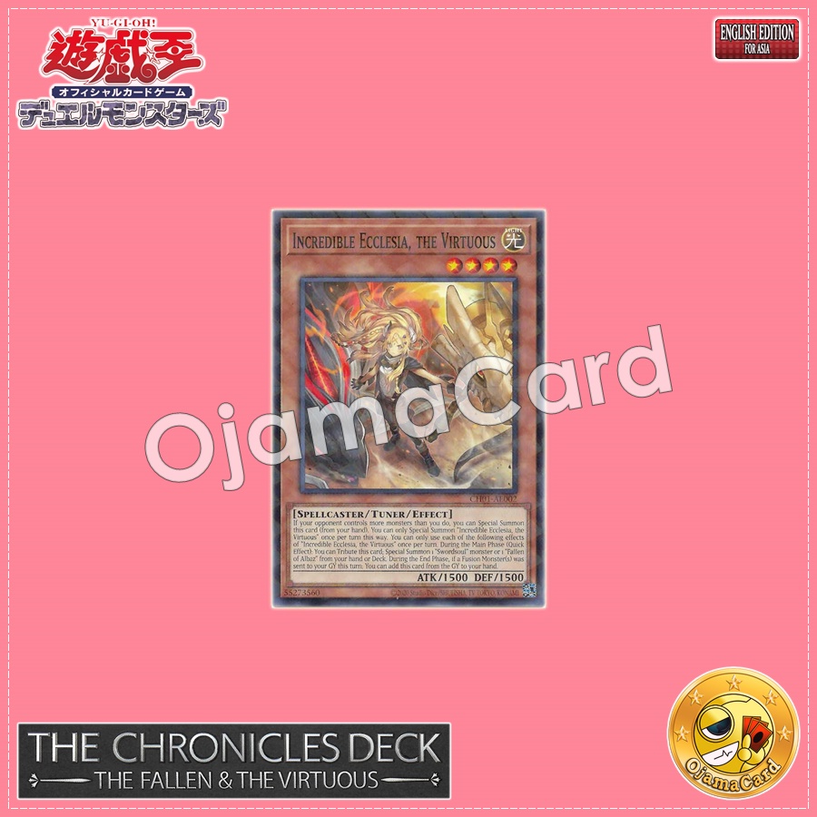 CH01-AE002 : Incredible Ecclesia, the Virtuous / Ecclesia, the White Saint (Normal Parallel Rare)