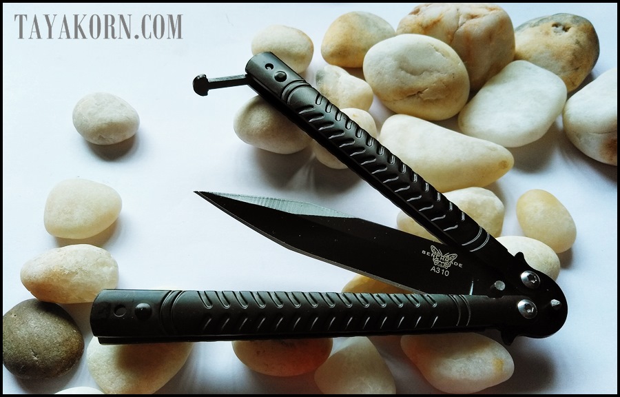 มีดควง แบล็คมิชิลิน ฺBlack Mishilin Balisong Knife TKBS-BM6