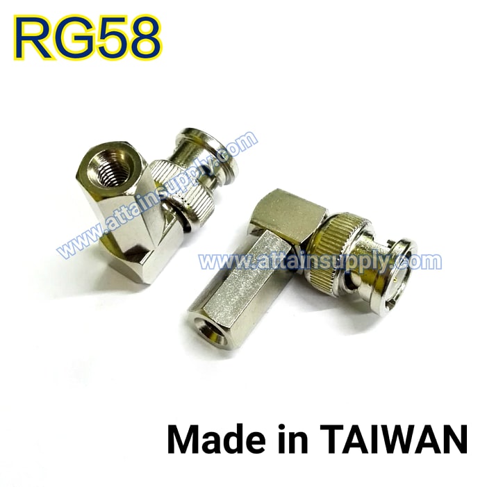 P.BNC-RG58 แบบงอ/TAIWAN