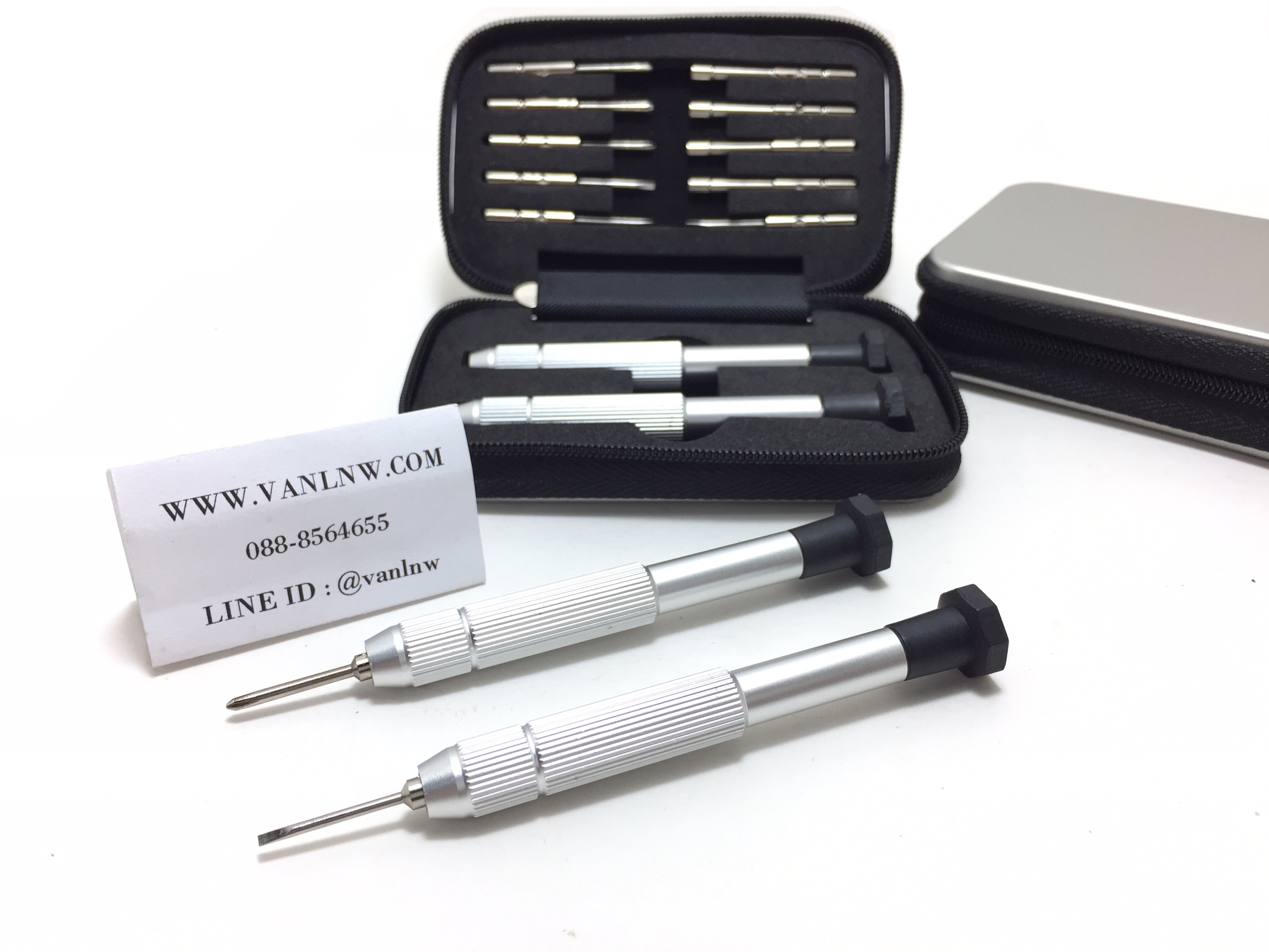 ชุดไขควง Precision อเนกประสงค์ขนาดพกพา สำหรับซ่อมแว่นตา นาฬิกาและอุปกรณ์ต่างๆ