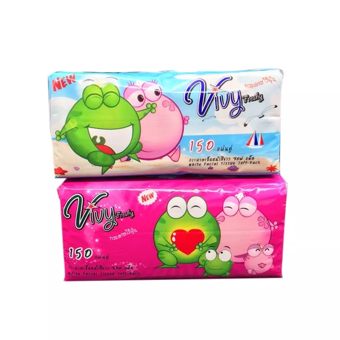 ทิชชู่วีวี่ 150 แผ่น (1 ลังมี 50 ชิ้น) Vivy