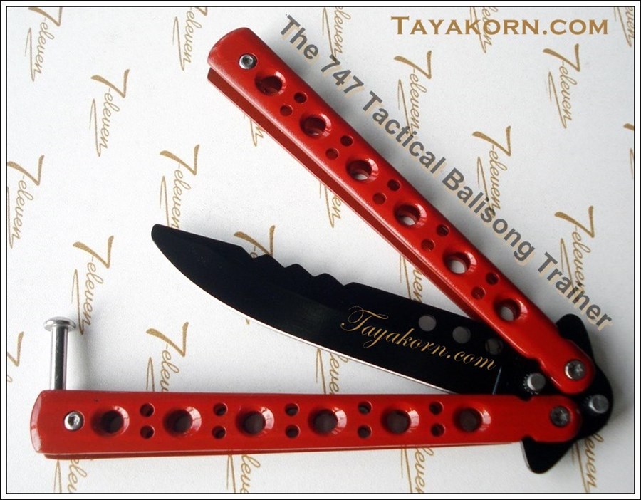 มีดซ้อมควง The 747 Tactical Balisong Trainer