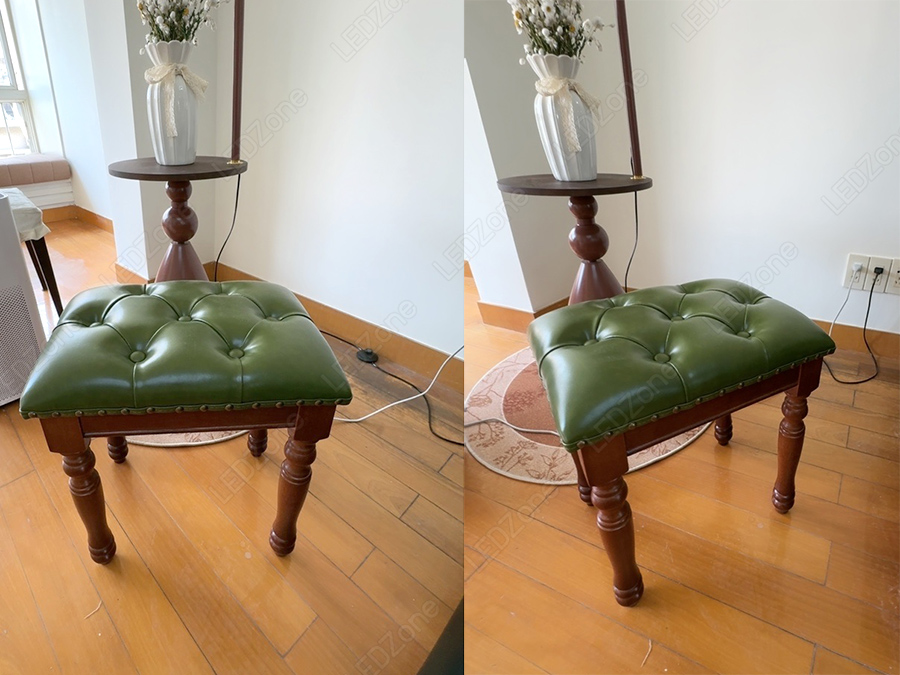 เก้าอี้วินเทจขาไม้ ยาว 40cm