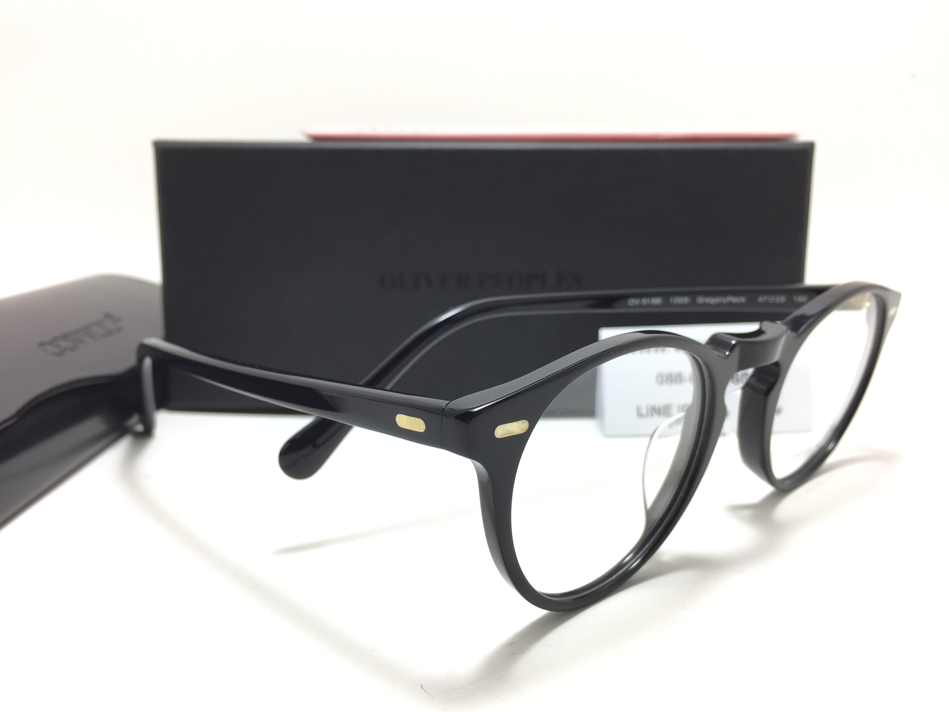 แว่นสายตา Oliver Peoples OV 5186 1005 GregoryPeck 47-23 150 <ดำ>