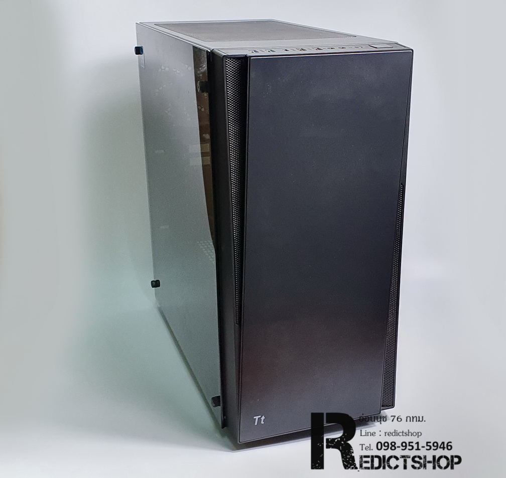 CASE (เคส) THERMALTAKE VERSA J21 TEMPERED GLASS (BLACK) มือสอง ขายตามสภาพ